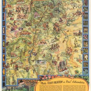 Recreational Map of New Mexico The Land of Enchantment