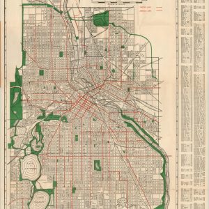 Hudson's Map of Minneapolis
