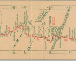 St. Louis, Mo - Niagara Falls, N.Y. Highway Strip Map