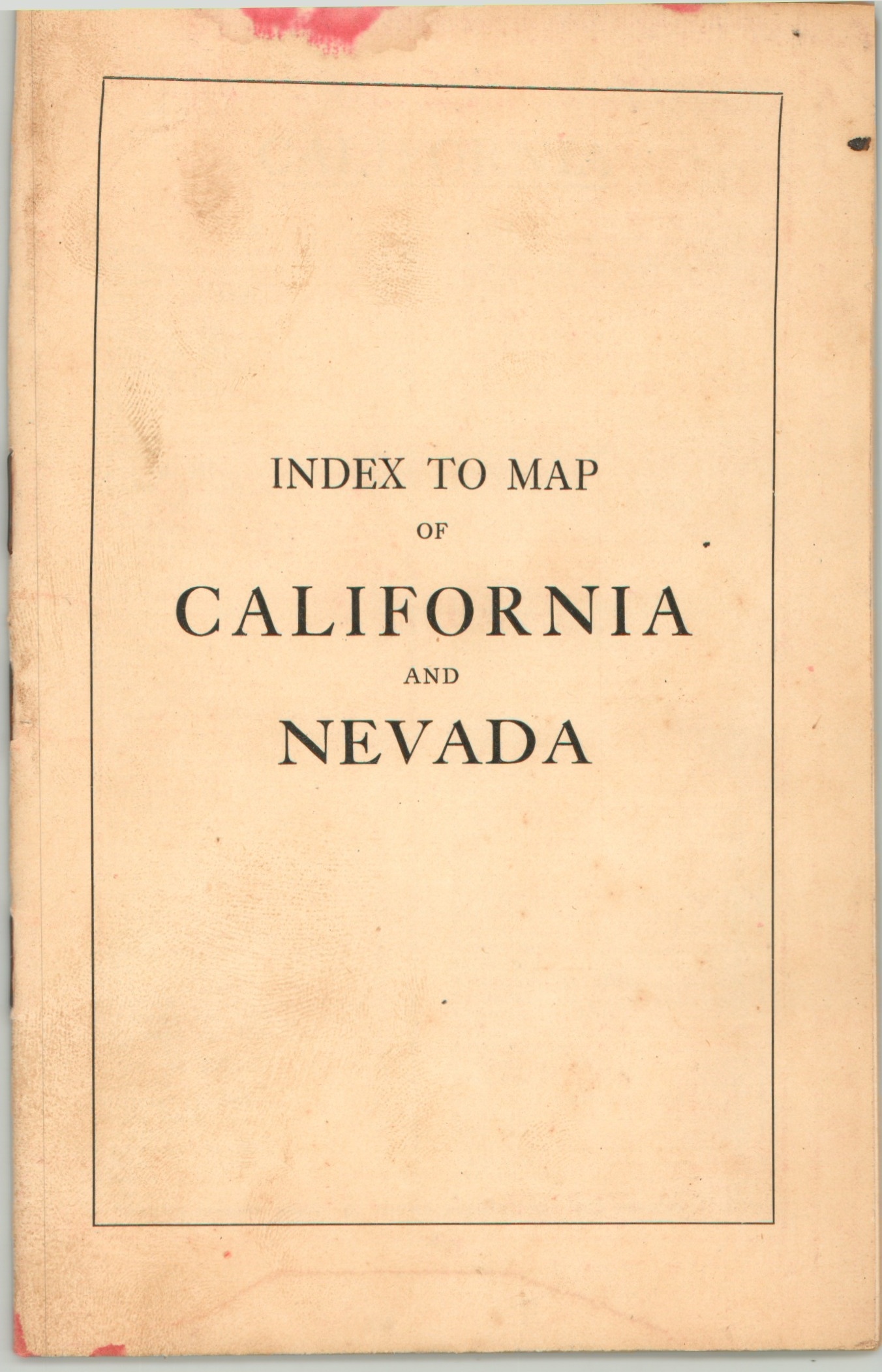 Webers Township and County Map of California and Nevada - Image 3