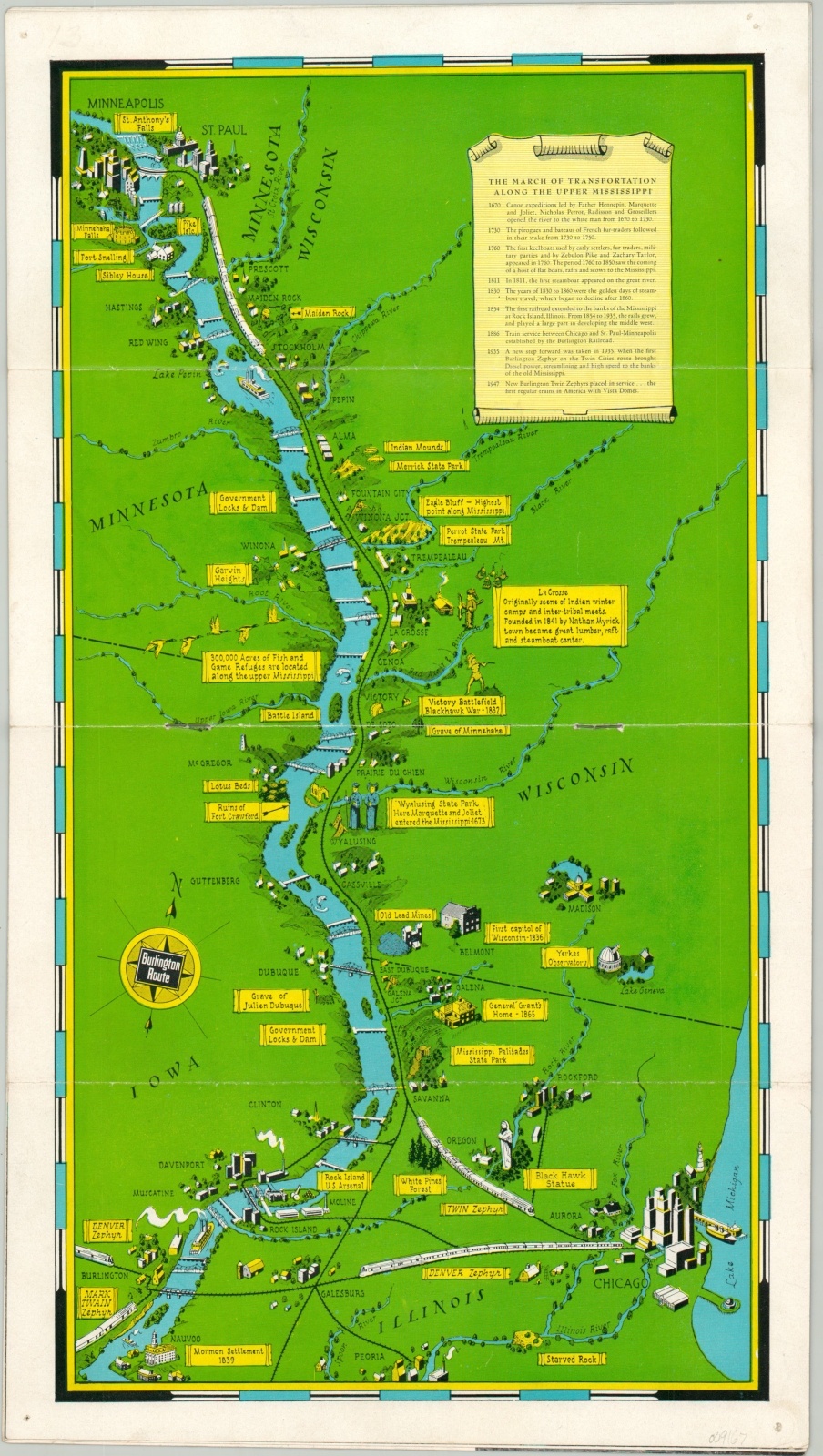 The March of Transportation Along the Upper Mississippi