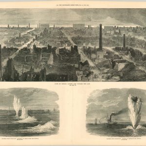 Ruins of Chicago, Looking East Towards The Lake