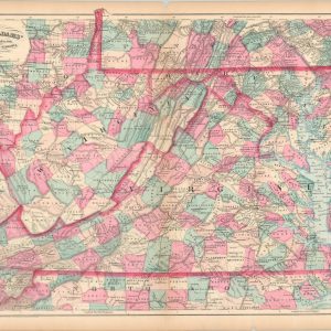 Asher & Adams' Delaware, Maryland, Virginia, West Virginia & District of Columbia