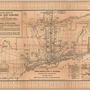 Travel Map of Chicago and Suburbs