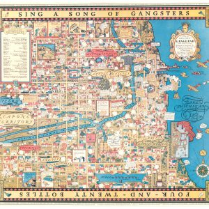 A Map of Chicago's Gangland from Authentic Sources