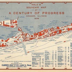 Hale's Souvenir Map of A Century of Progress