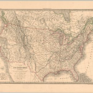 Carte des Etats-Unis D'Amerique