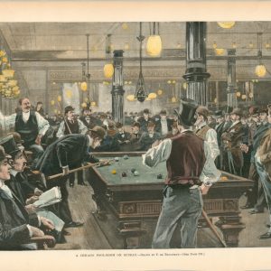 A Chicago Pool-Room on Sunday