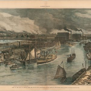 View of the City of Chicago from the Top of the Light House at the Mouth of the River
