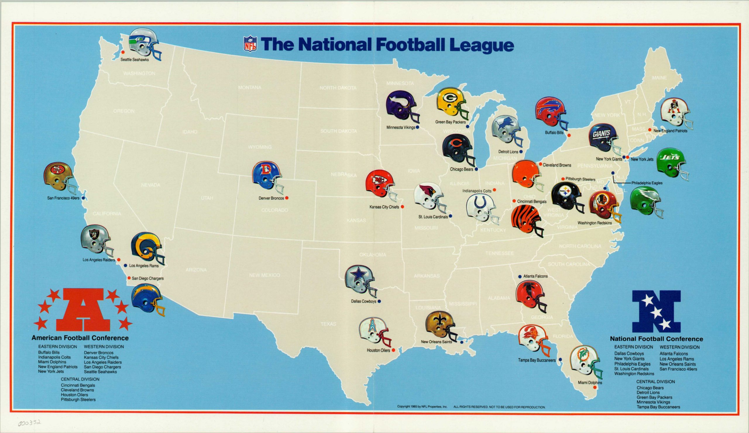 nfl divisions and teams
