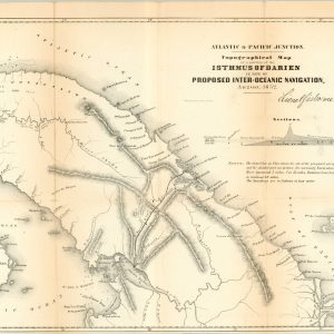Topographical Map of a Portion of the Isthmus at Darien