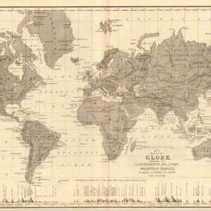 No. 1 Map of the Globe Showing its Continents, Islands, Mountain Ranges…