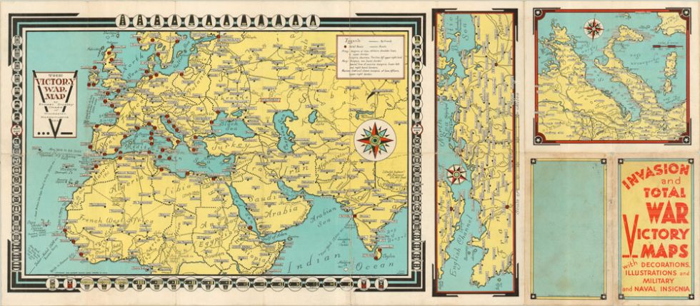 Total War Battle Map [and] The Victory War Map - Curtis Wright Maps