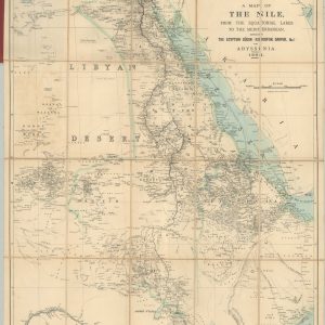 A Map of the Nile from the Equatorial Lakes to the Mediterranean