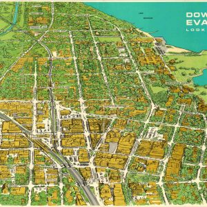 Downtown Evanston Looking North