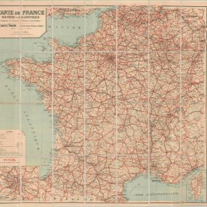 Carte de France Routiere et Kilometrique