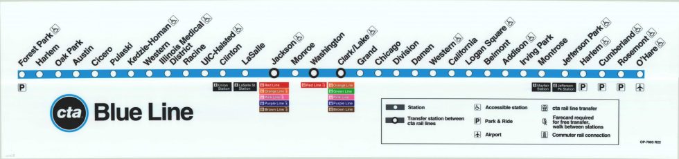 Toronto Blue Line CTA Blue Line - Curtis Wright Maps