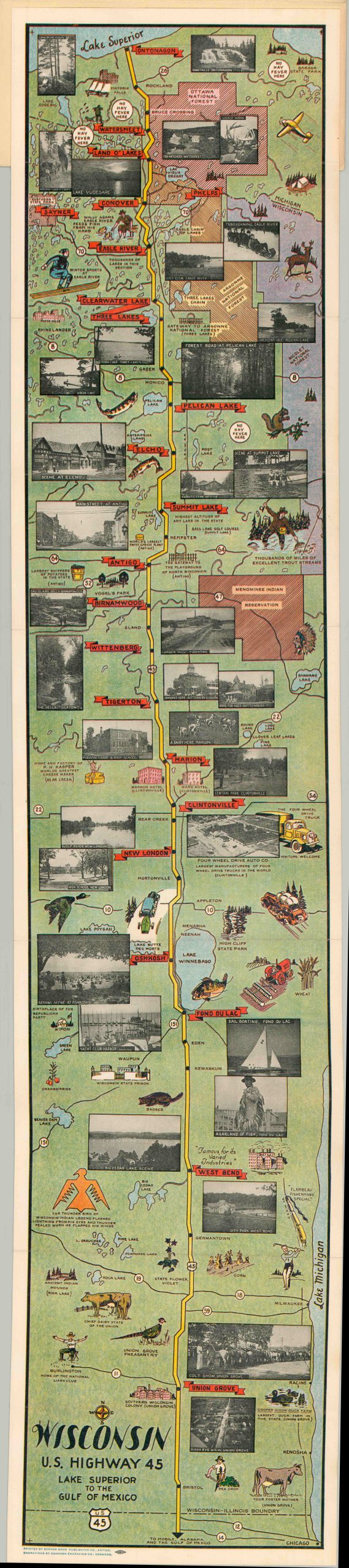 Wisconsin U.S. Highway 45 Lake Superior to the Gulf of Mexico - Image 4