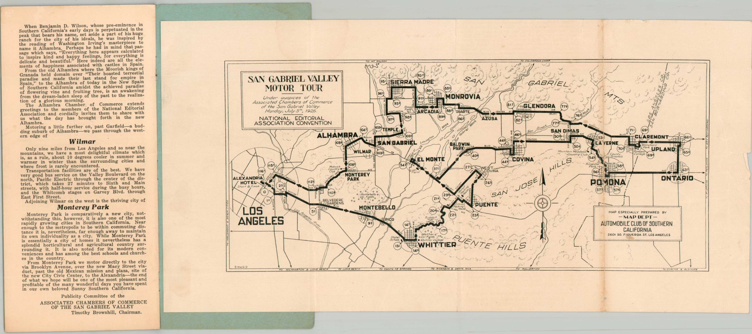San Gabriel Valley Motor Tour
