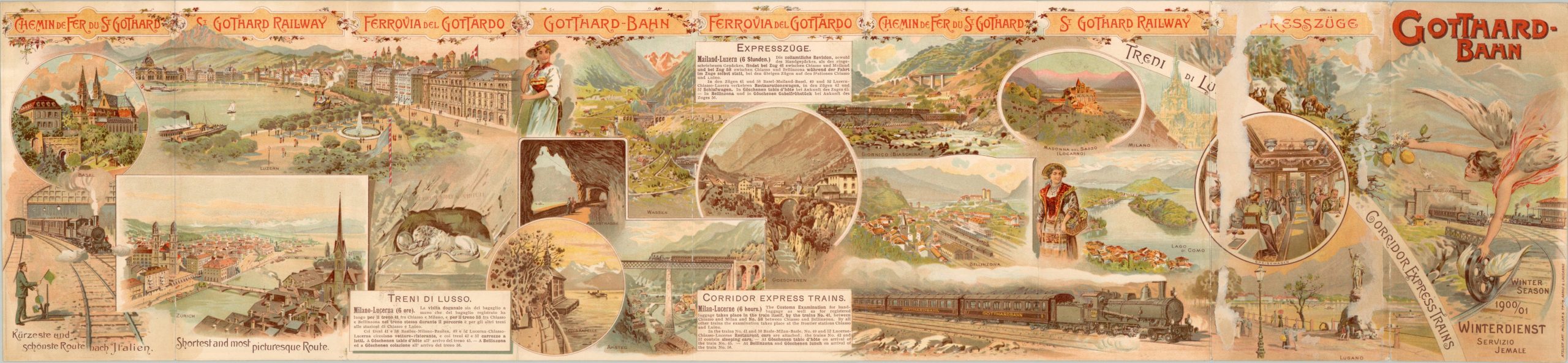 Gotthard-Bahn Corridor Express Trains