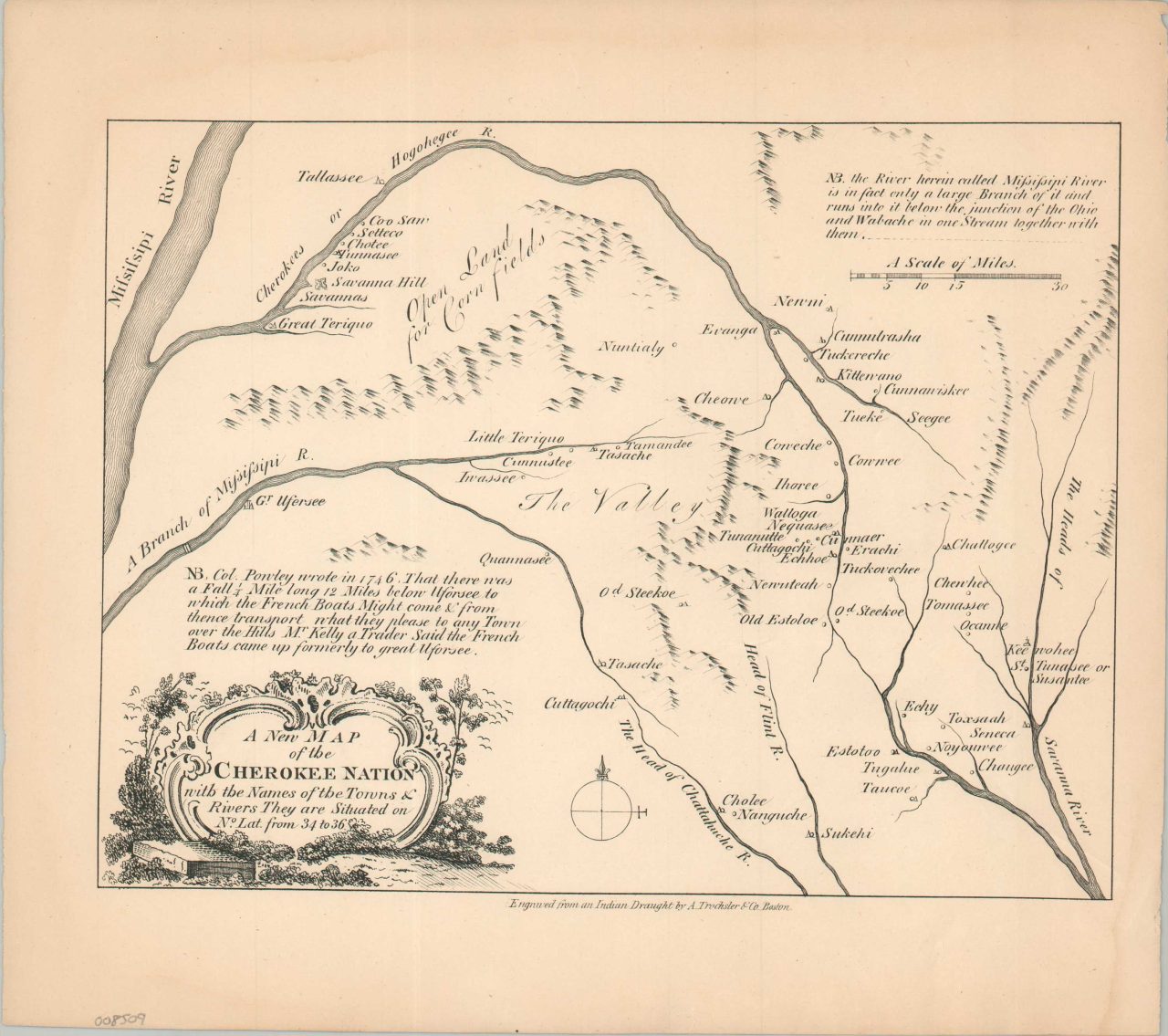 A New Map of the Cherokee Nation [and] A Sketch of the Cherokee Country ...