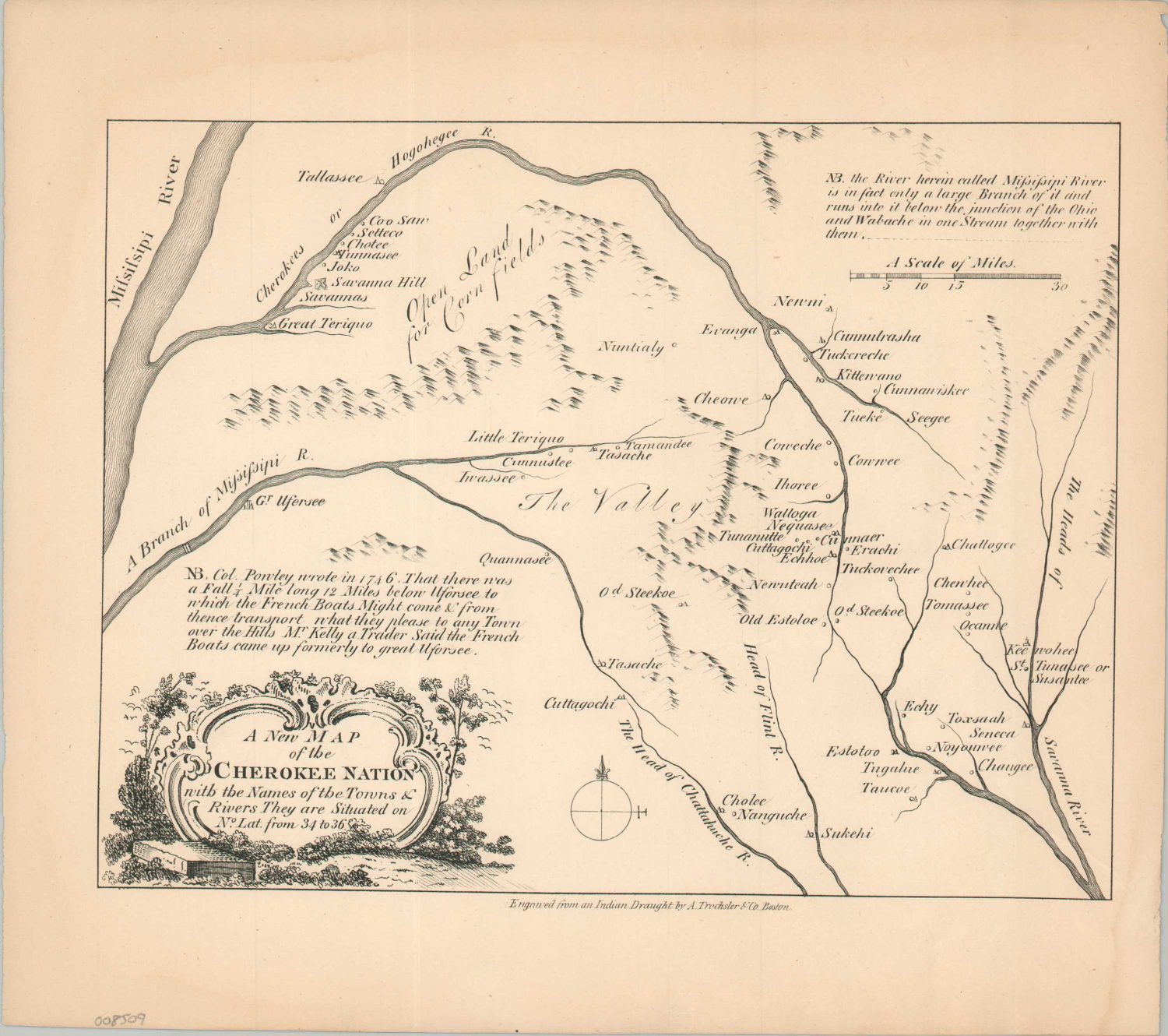 A New Map of the Cherokee Nation [and] A Sketch of the Cherokee Country ...