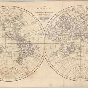 The World from the Discoveries & Observations made in the Latest Voyages & Travels