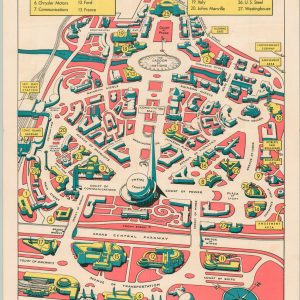 For Your Convenience, A Map of the New York 1940 World's Fair