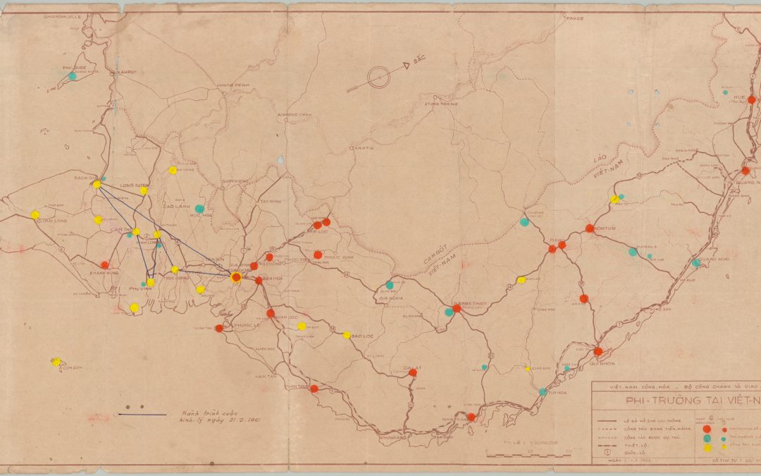 Phi-Truong Tai Viet-Nam [Map of Vietnamese Airfields]