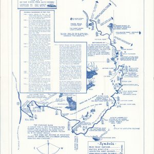 Map of the Pikes Peak Auto Highway