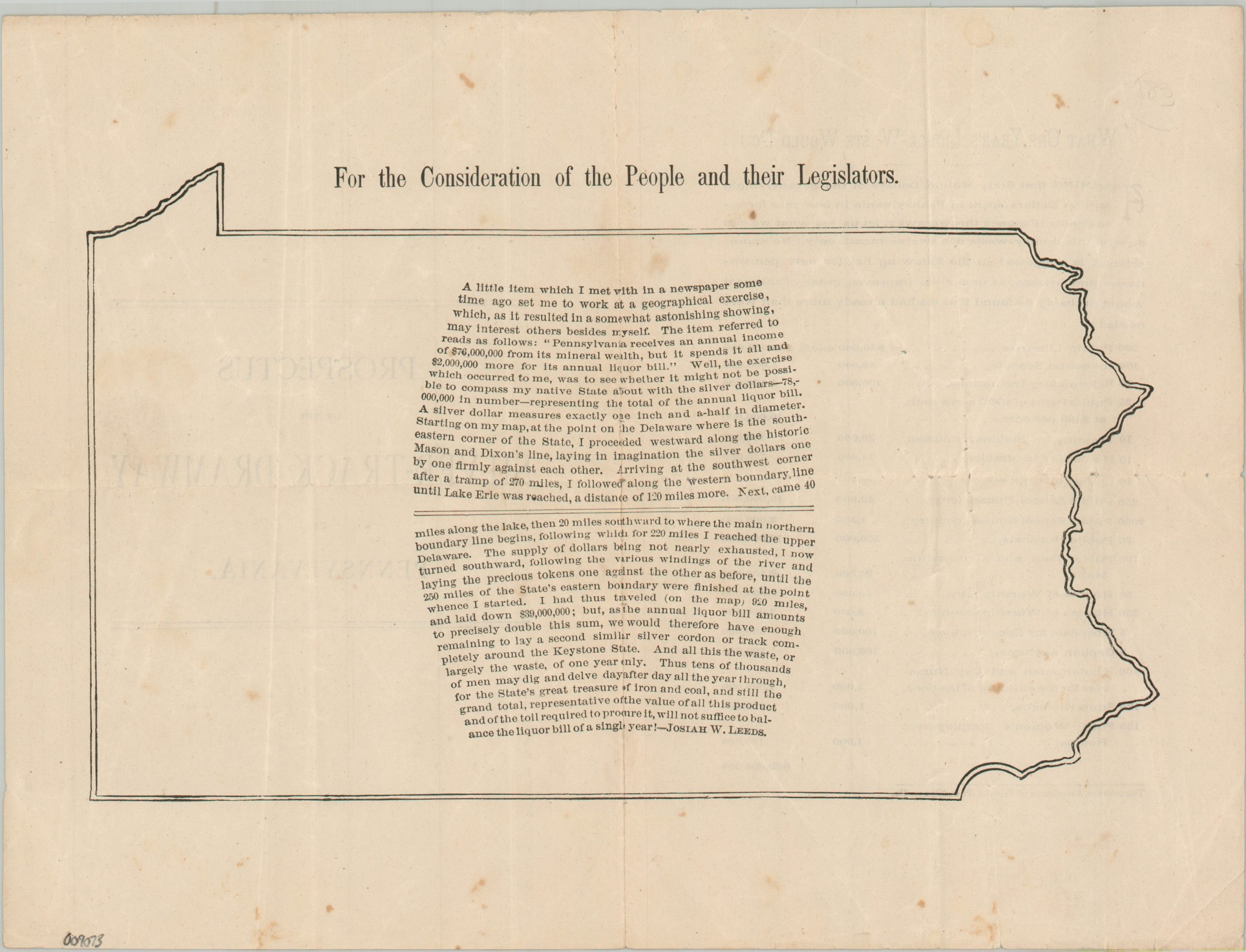 Prospectus of the Silver-Track Dramway of Pennsylvania