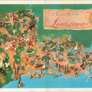 A Tourist Map of Louisiana