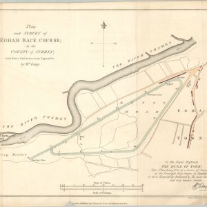 Plan and Survey of Egham Race Course; in the County of Surrey