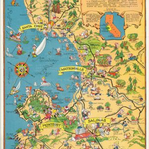 A Cartograph of Monterey Bay Region