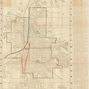 City map of Grand Rapids, Michigan