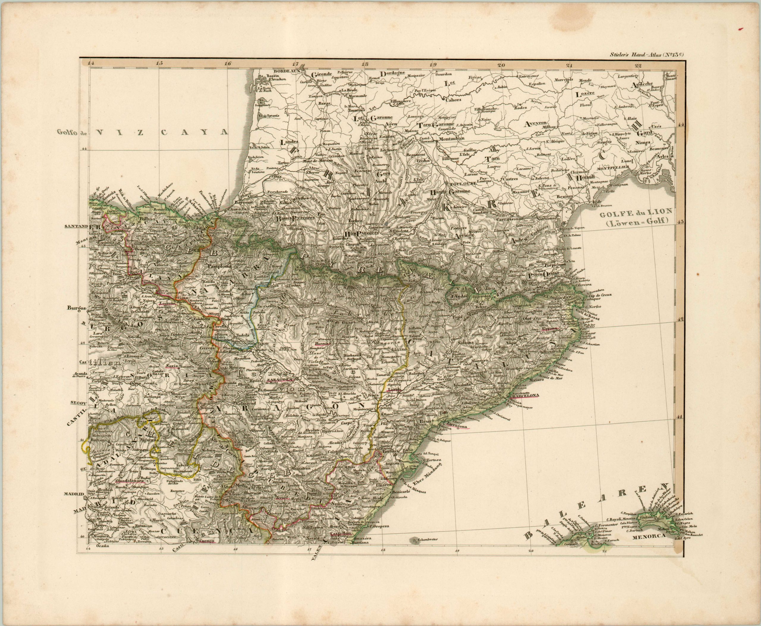 Spanien und Portugal in IV Blattern