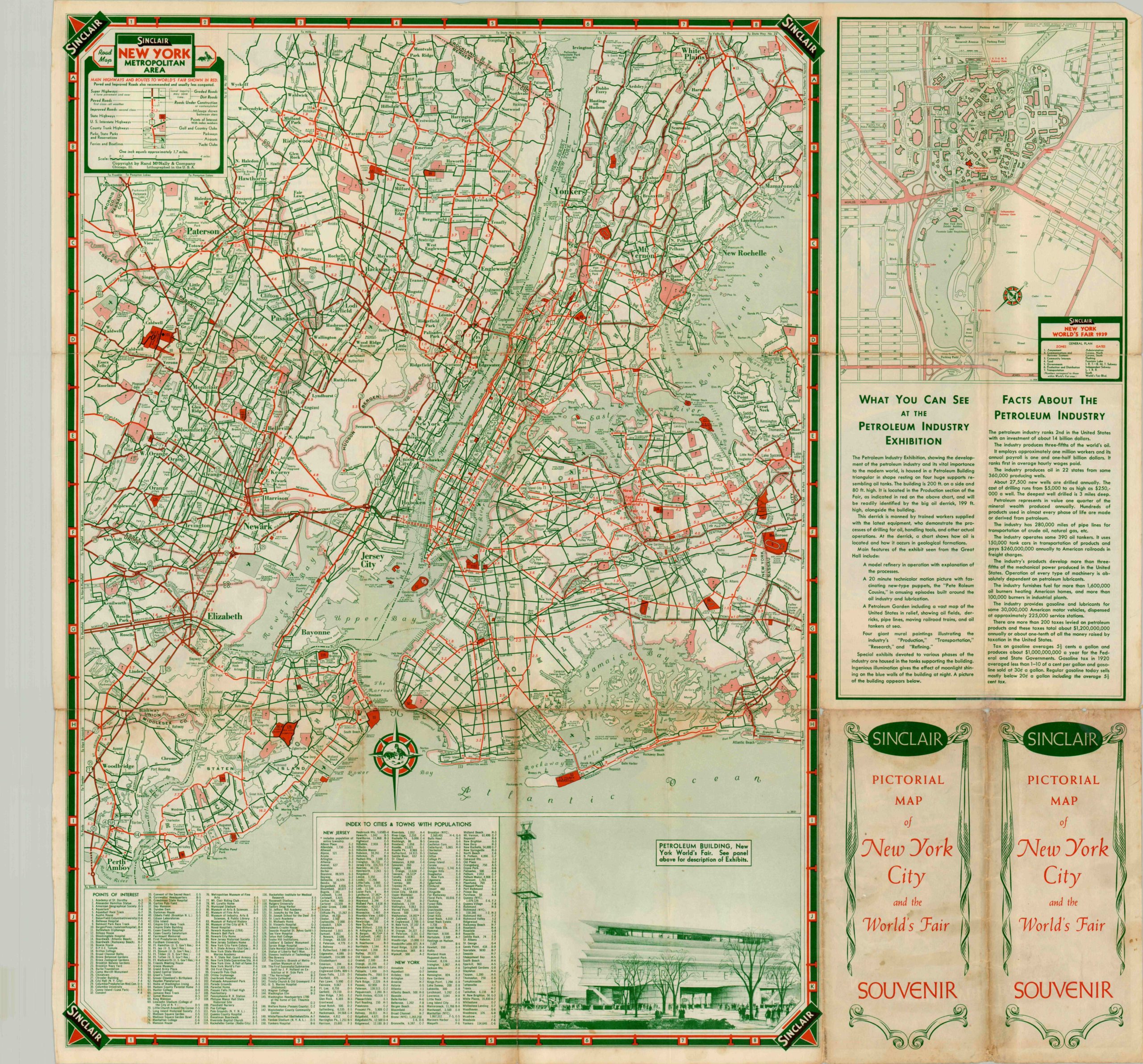 Pictorial Map of New York