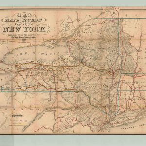 Map of the Railroads of the State of New York