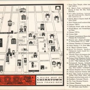A Guide Map of Chinatown San Francisco