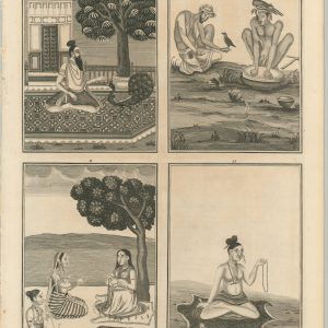 [Three Sheets Showing Scenes from the Mughal Empire]