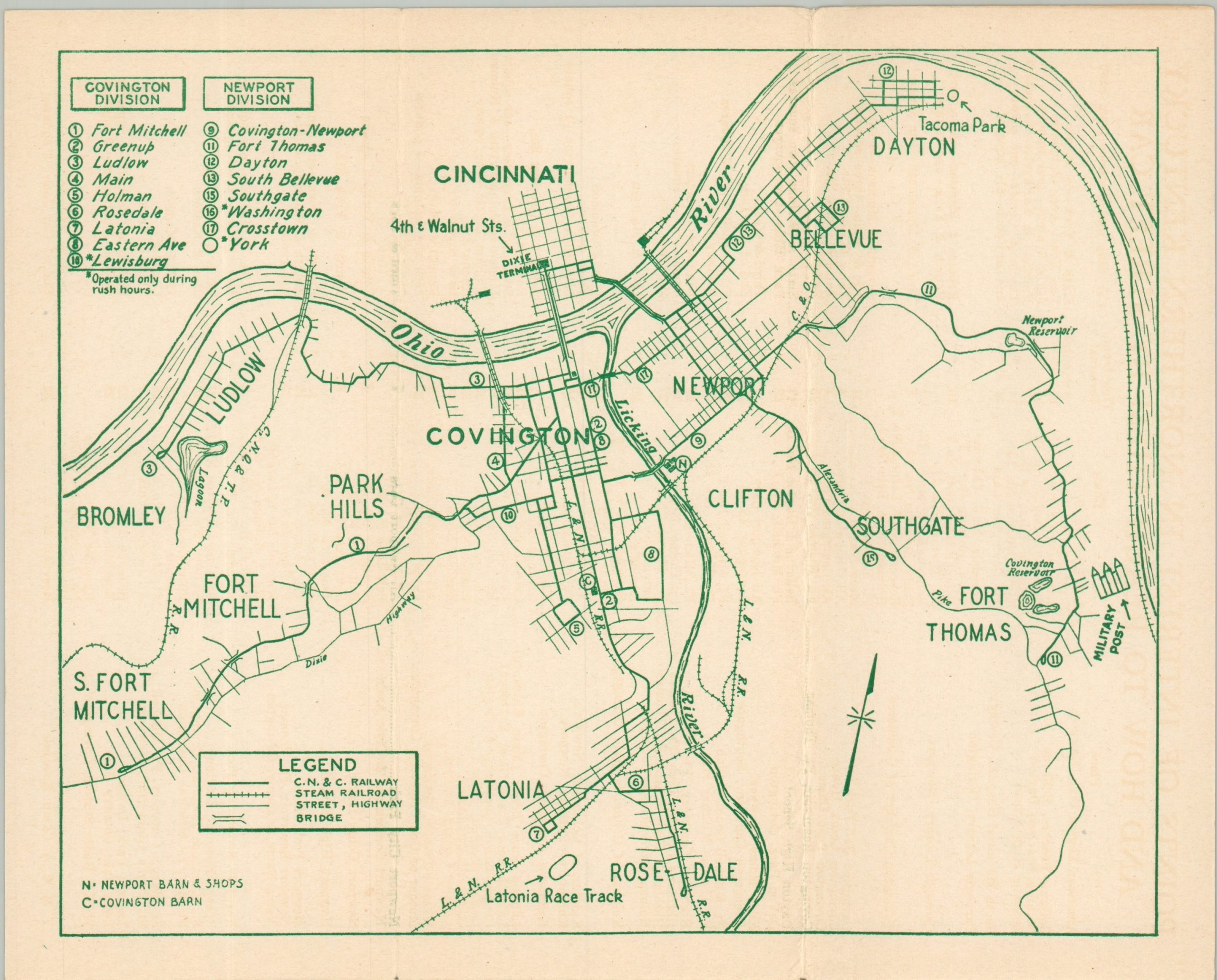 Northern Kentucky Street Car Service