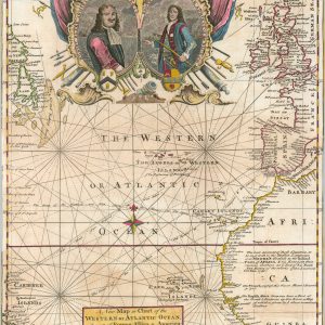 A New Map or Chart of the Western or Atlantic Ocean with part of Europe, Africa & America