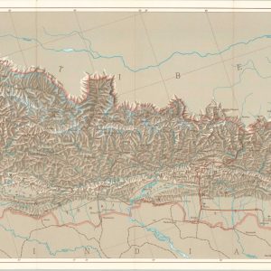 Relief Map of Nepal
