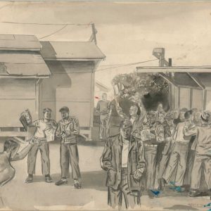 Untitled Artwork of American Soldiers