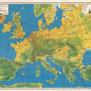 Major George Fielding Eliot's Strategy Map of Europe