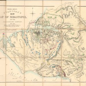 Fourth Edition Stanford's New Map of Sebastopol and the Surrounding Country