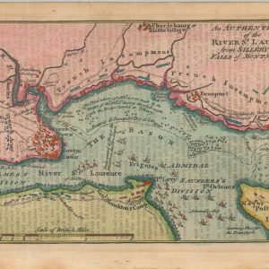 An Authentic Plan of the River St. Laurence from Sillery to the Falls of Montmorency
