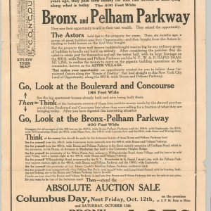 Bronx and Pelham Parkway Absolute Auction Sale