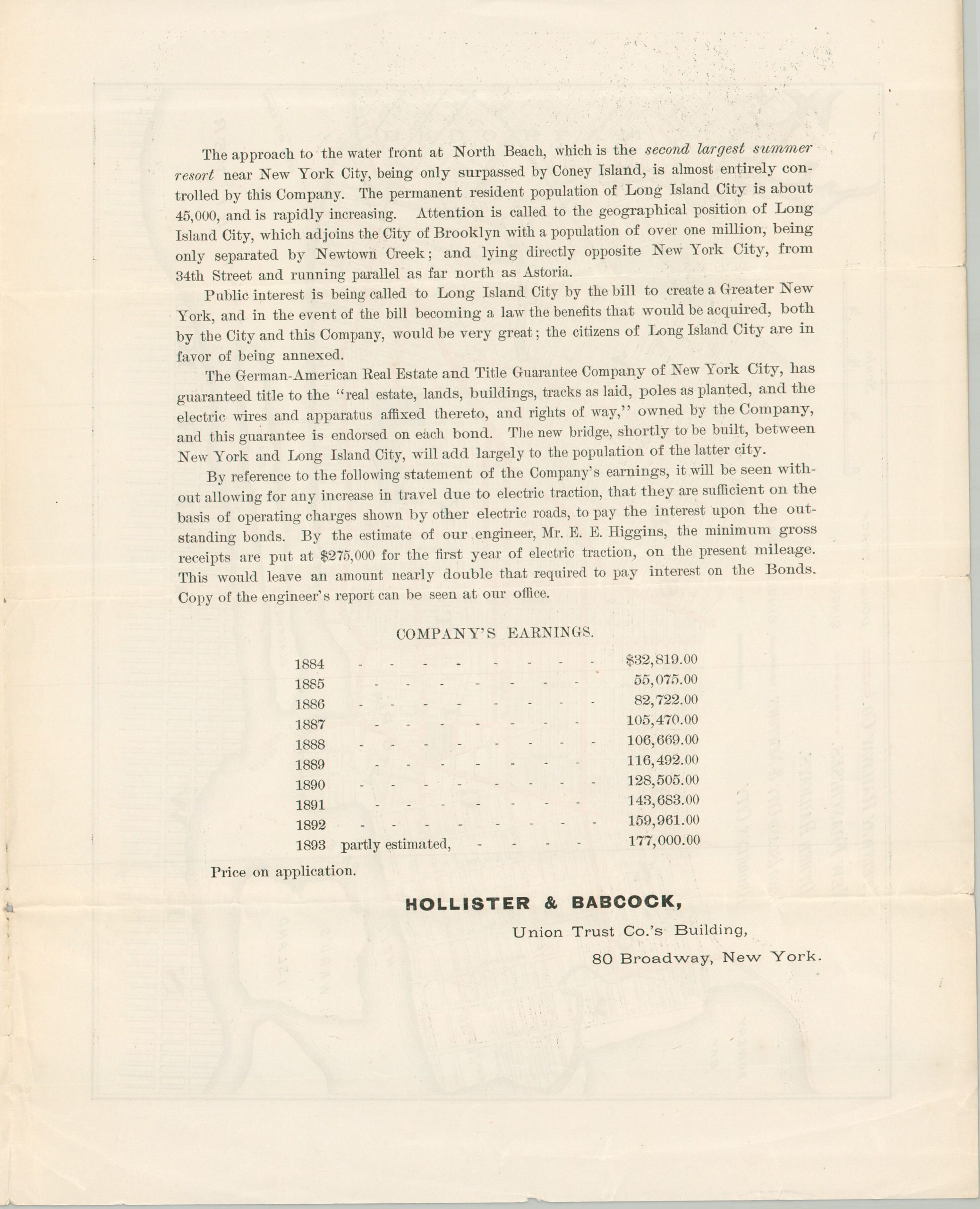 Steinway Railway Company of Long Island City, N.Y. - Image 2