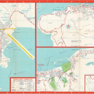 Road Map Hong Kong and the New Territories